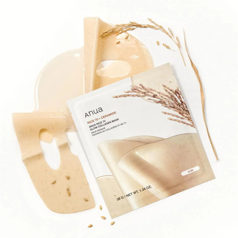 Anua, Masque Gel Collagen Rice 70 Glow, 1pc