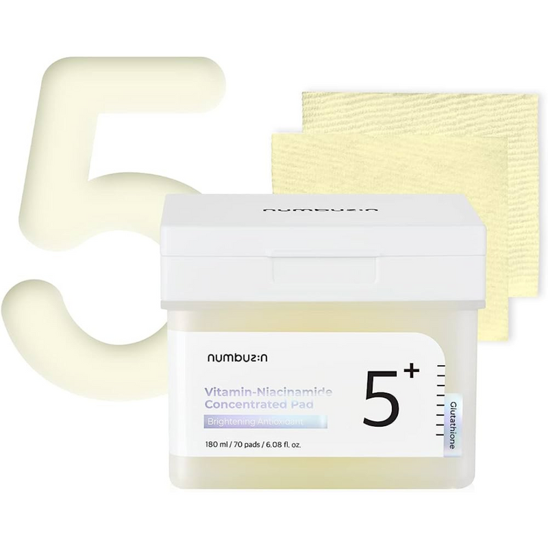 numbuzin, Pads No. 5 Vitamin-Niacinamide Concentrated, 70 pcs