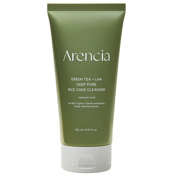 Arencia, Nettoyant Green Tea + LHA Deep Pore Rice Cake, 150ml