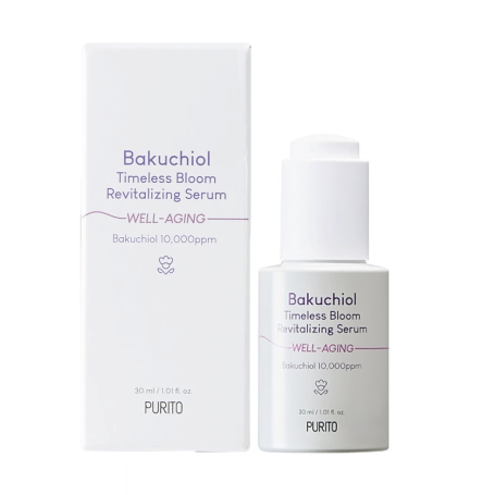 PURITO SEOUL, Serum Bakuchiol Timeless Bloom Revitalizing, 30 ml