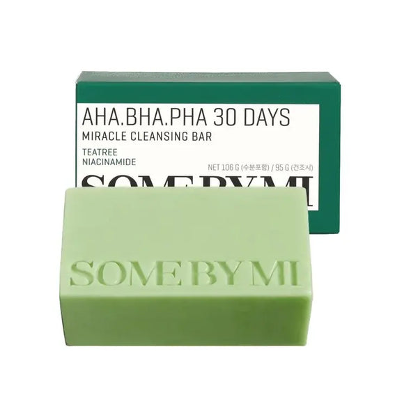 Some By Mi, AHA, BHA, PHA savon nettoyant 30 days miracle, 106g