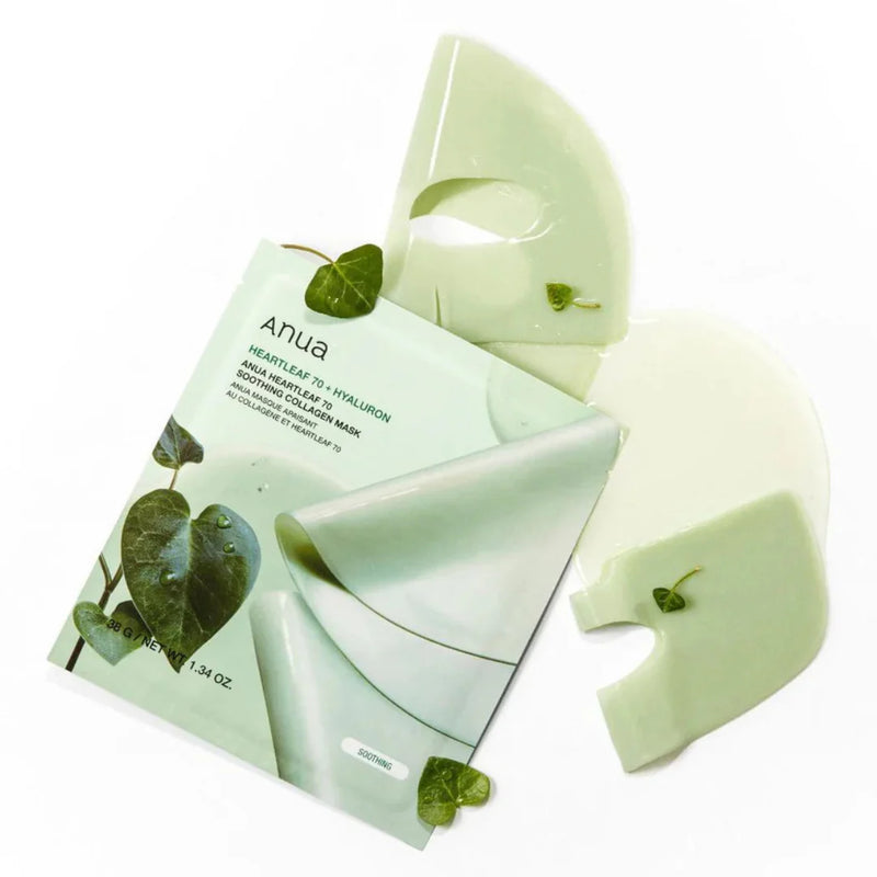 Anua, Masque Gel Collagen Heartleaf 70 Soothing, 1pc