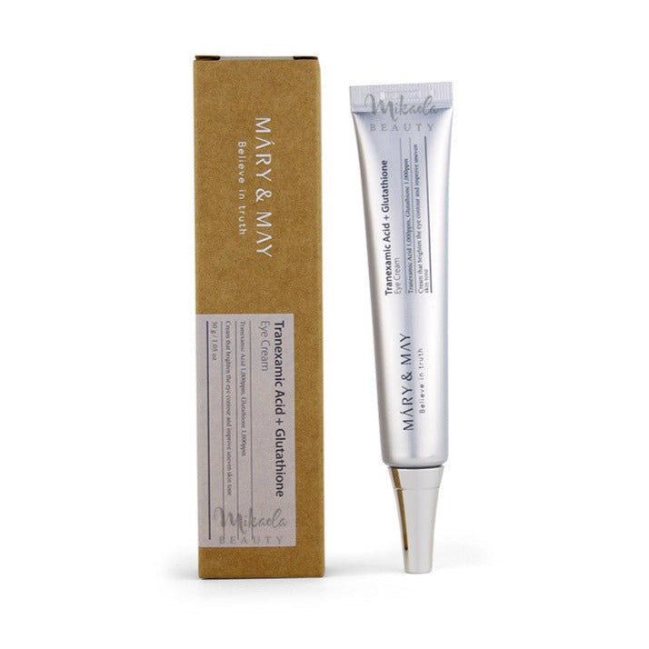 Mary&May, Crème Des Yeux à l'Acide Tranexamique + Glutathion, 30 g