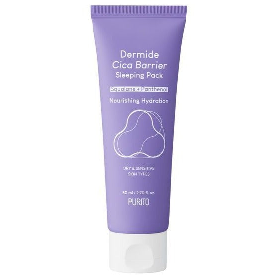 PURITO SEOUL, Masque Sleeping Dermide Cica Barrier, 80 ml