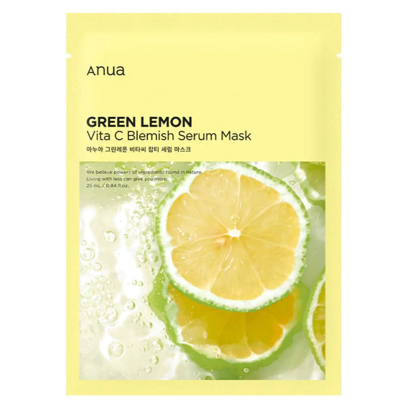 Anua, Masque Green Lemon Vita C Blemish, 1pc