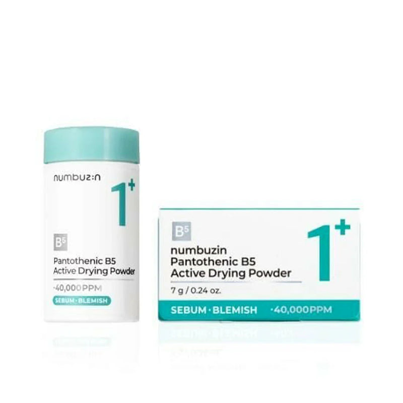 numbuzin, Poudre Siccative No.1 Pantothenic B5 Active, 7g