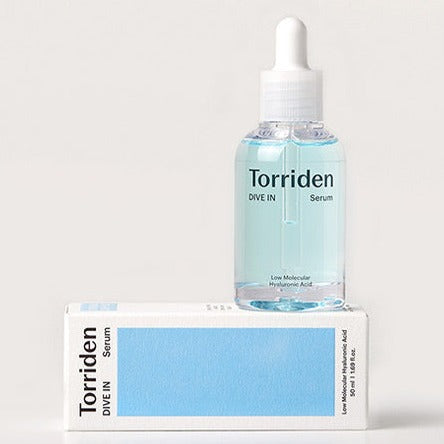 Torriden, Sérum d'Acide Hyaluronique à Faible Molécule DIVE-IN, 50 ml