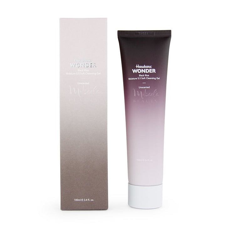 Haruharu WONDER, Gel Nettoyant Black Rice Moisture 5.5 Soft, 100 ml