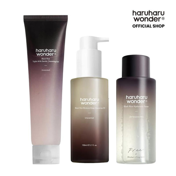 Haruharu WONDER, Set Clean And Glow, 3pcs