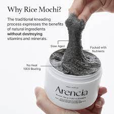 Arencia, Nettoyant Black Tea Rice Mochi, 120g