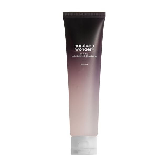 Haruharu WONDER, Gel Nettoyant Doux Triple AHA Black Rice, 100 ml