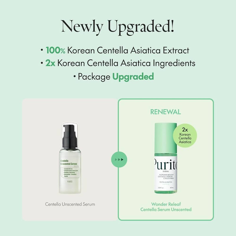 PURITO SEOUL, Serum Centella Non Parfumé, 60 ml