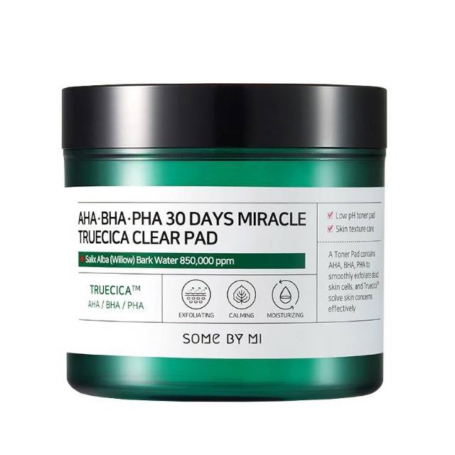 Some By Mi, Pads 30 Days Miracle AHA BHA PHA, 125 ml, 70 pcs