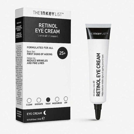 The Inkey List, Crème contour des yeux au rétinol, 15ml