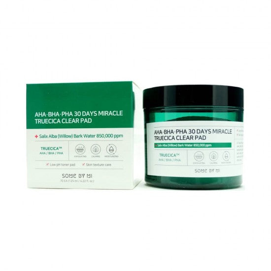 Some By Mi, Pads 30 Days Miracle AHA BHA PHA, 125 ml, 70 pcs